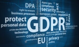 gdpr with personal data, dpa, eu, security words